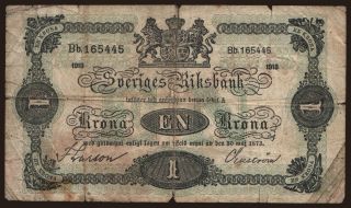 1 krona, 1918