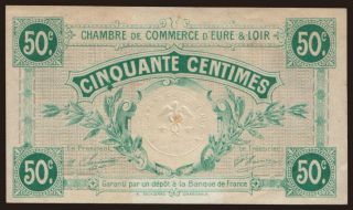 Eure-Loir, 50 centimes, 1915