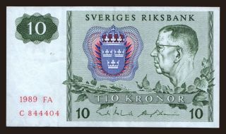 10 kronor, 1989