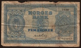 5 kroner, 1948
