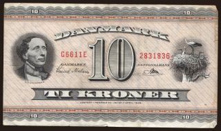 10 kroner, 1936 (1961)