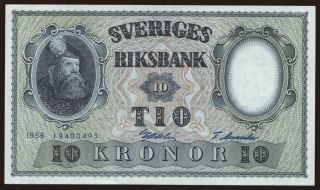10 kronor, 1956