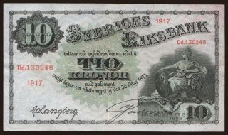 10 kronor, 1917