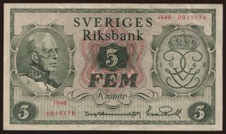 5 kronor, 1948