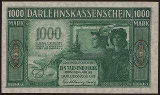 Kowno, 1000 Mark, 1918