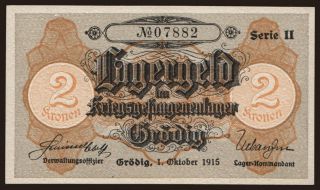 Grödig, 2 Kronen, 1915