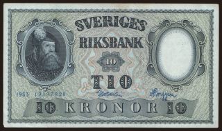 10 kronor, 1953