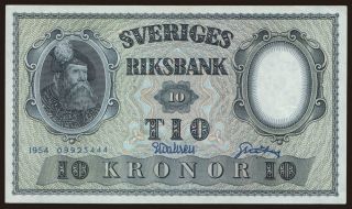 10 kronor, 1954