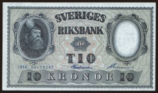 10 kronor, 1958