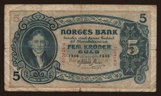 5 kroner, 1940
