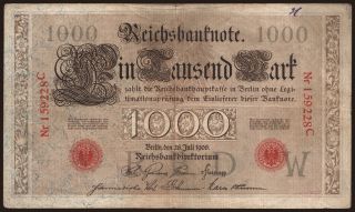 1000 Mark, 1906