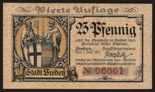 Vreden, 10 Pfennig, 1922