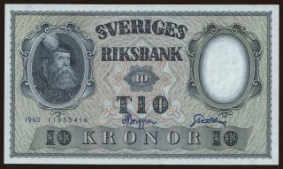 10 kronor, 1962