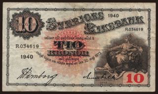 10 Kronor, 1940