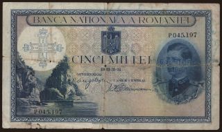 5000 lei, 1940