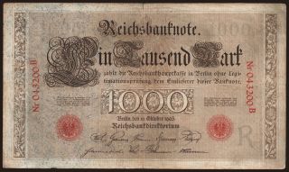1000 mark, 1903