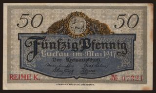Luckau, 50 Pfennig, 1917