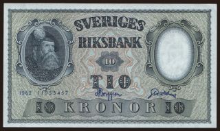 10 kronor, 1962