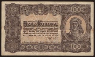 100 korona, 1923