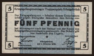 Königsbrück, 5 Pfennig, 1915