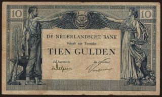 10 gulden, 1921
