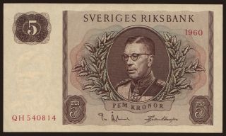 5 kronor, 1960