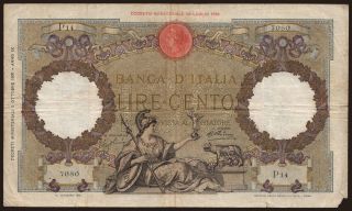 100 lire, 1931