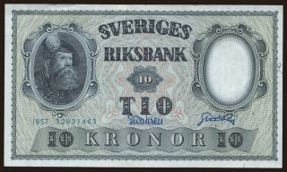 10 kronor, 1957
