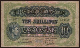 10 shillings, 1950