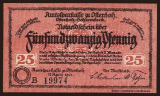 Osterholz, 25 Pfennig, 1921