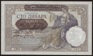 100 dinara, 1941
