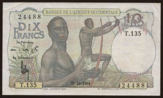 10 francs, 1954