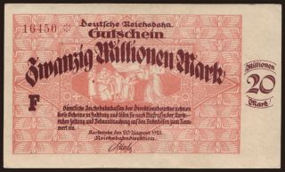 Karlsruhe, 20.000.000 Mark, 1923