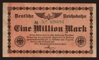Berlin, 1.000.000 Mark, 1923