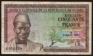 50 francs, 1960