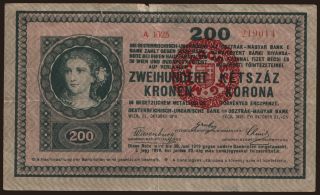 200 korona, 1918(20)