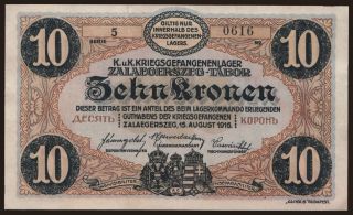 Zalaegerszeg, 10 Kronen, 1916