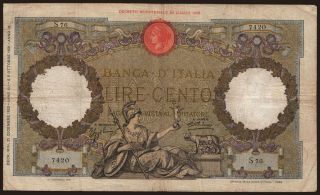 100 lire, 1933