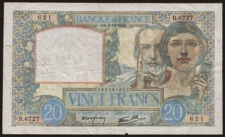 20 francs, 1941