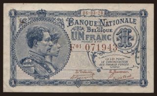 1 franc, 1920