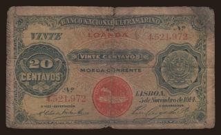 20 centavos, 1914