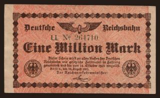 Berlin, 1.000.000 Mark, 1923