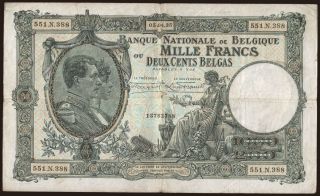 1000 francs, 1935