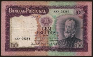100 escudos, 1961