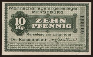 Merseburg, 10 Pfennig, 1918