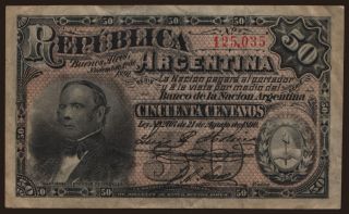 50 centavos, 1891