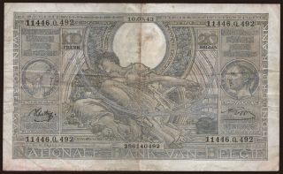 100 francs, 1943