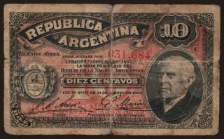 10 centavos, 1895