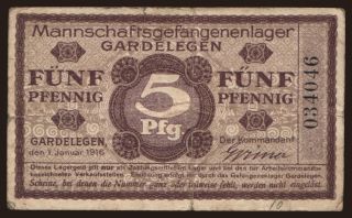 Gardelegen, 5 Pfennig, 1916