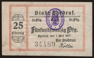 Ohrdurf, 25 Pfennig, 1917